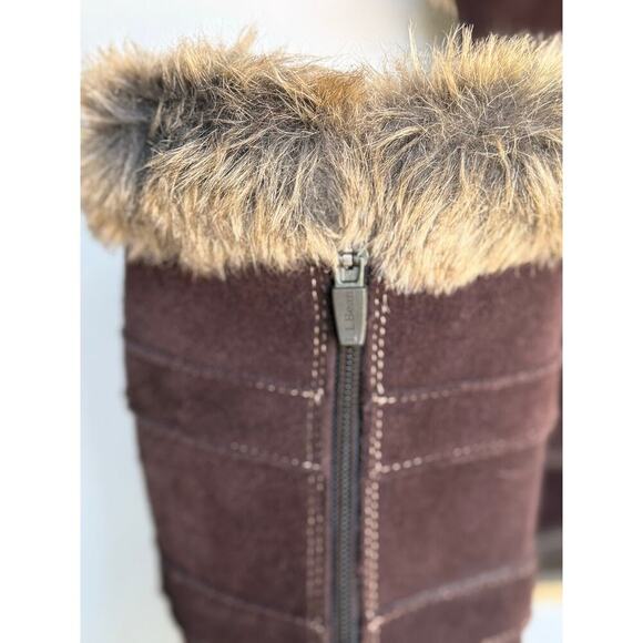 L.L. Bean Women's Waterproof Nordic Casual Boots Size 8.5M Brown - Picture 6 of 8